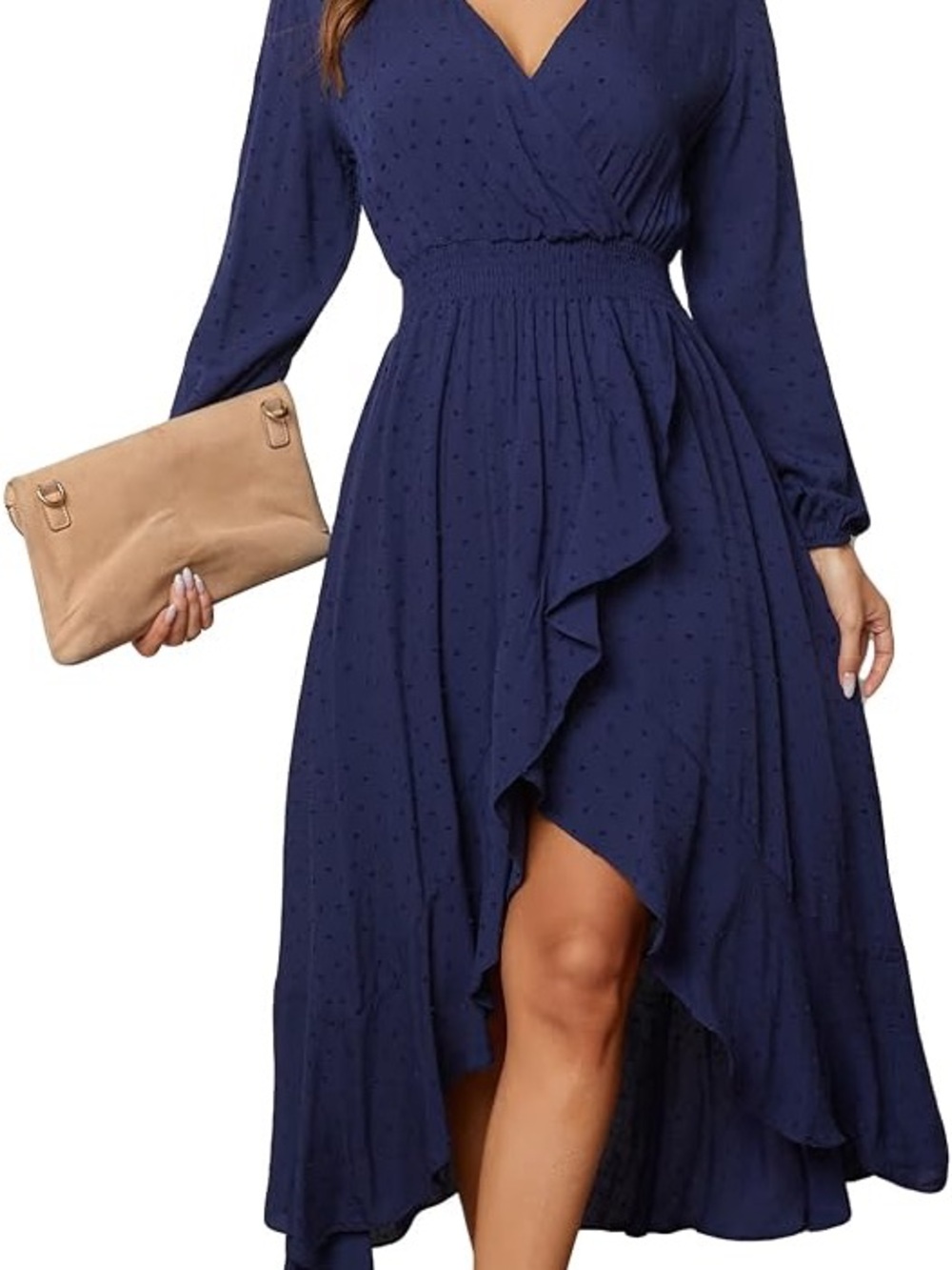 NWT Size S Kormei Women V Neck High Low Flowy Boho